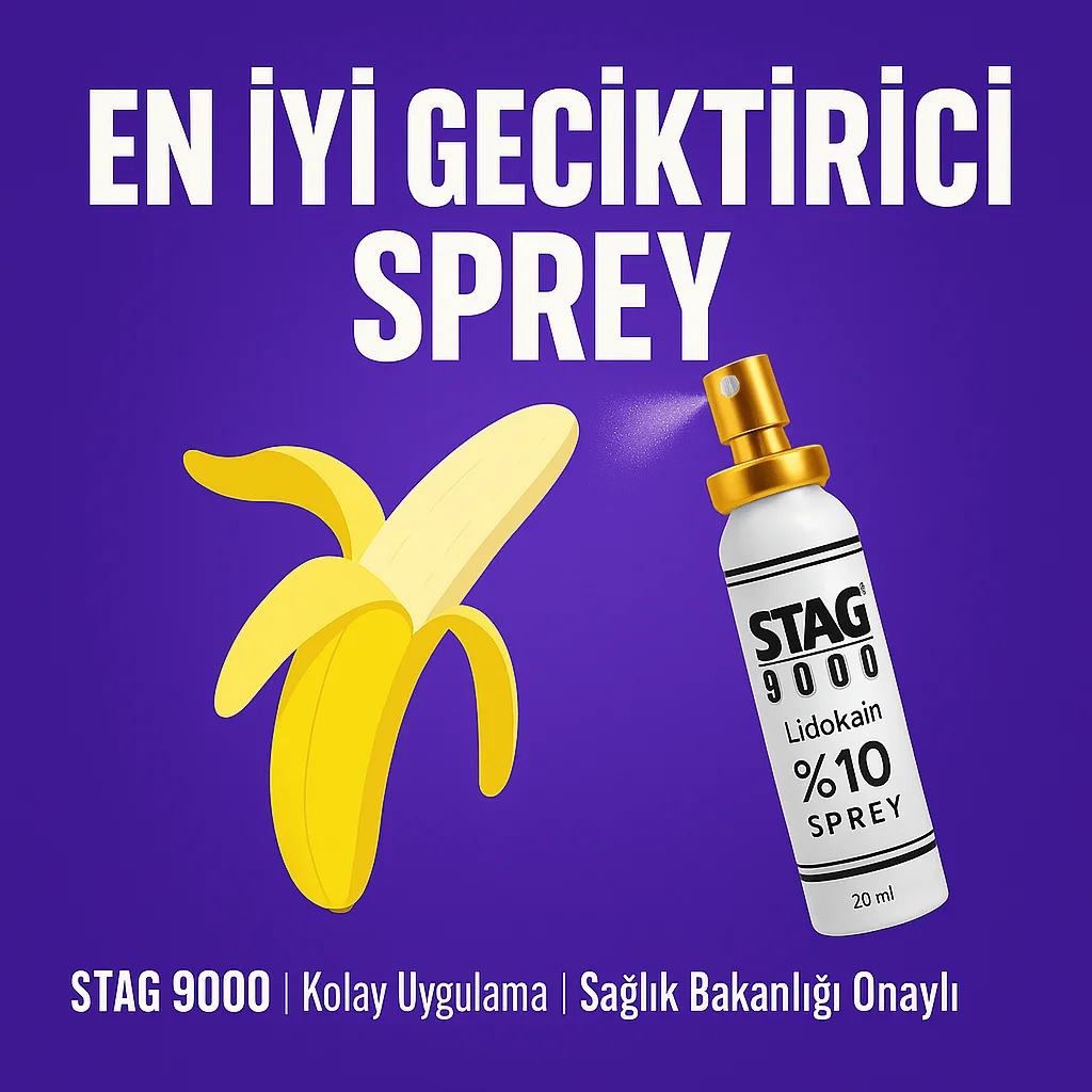 En İyi Geciktirici Sprey Hangisi? | Sağlık Bakanlığı Onaylı STAG 9000