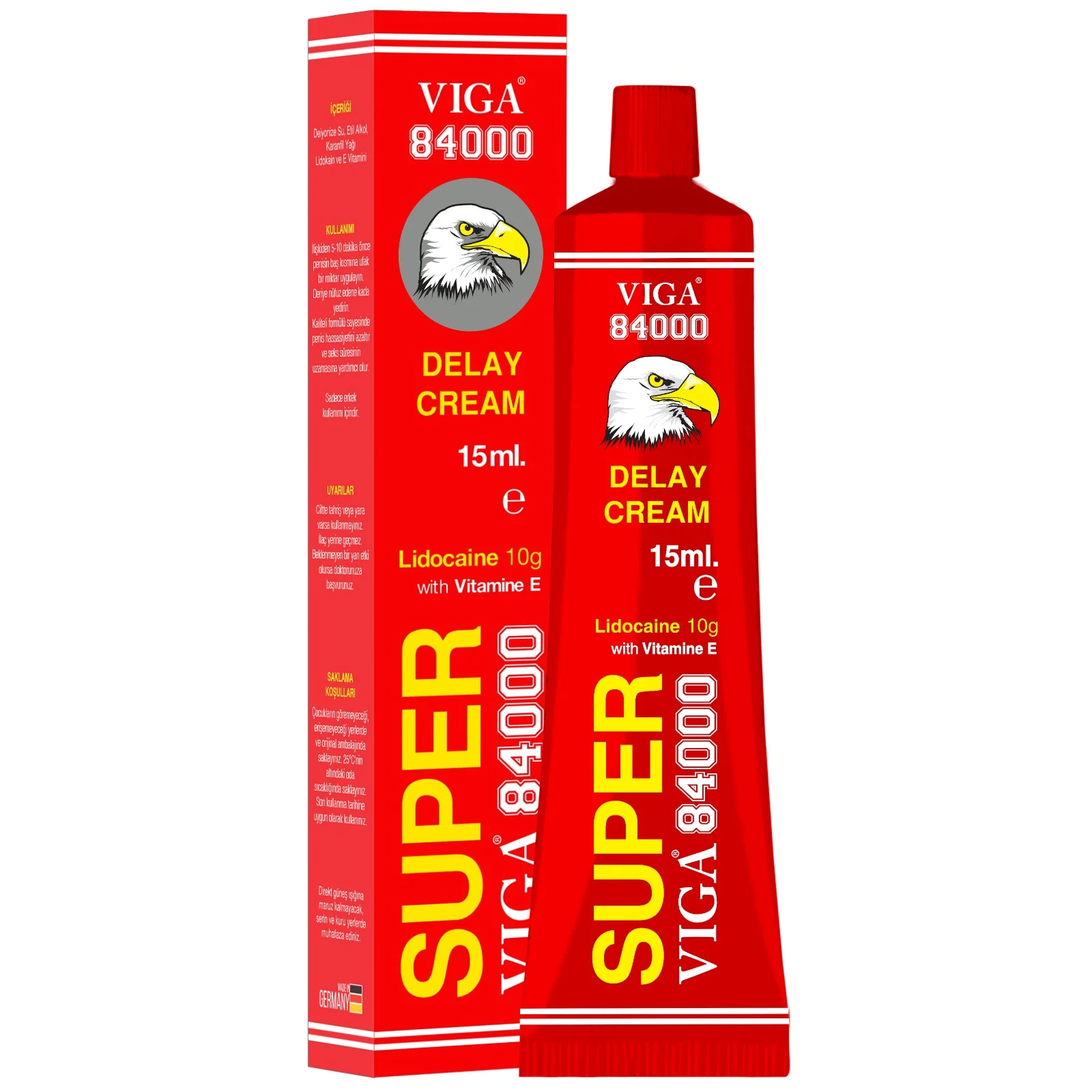 Viga 84000 Geciktirici Krem | Erkeklerde Erken Boşalmaya Karşı Etkili Destek